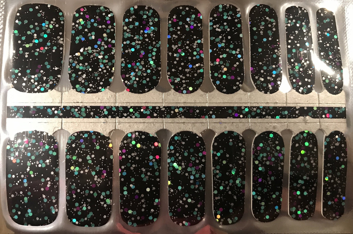 Black Confetti Holo