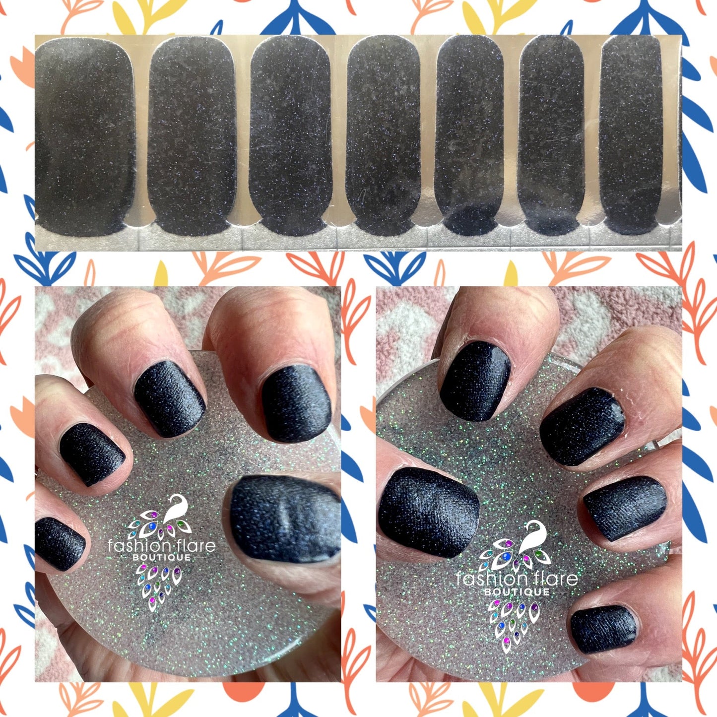 Midnight Blue Glitter