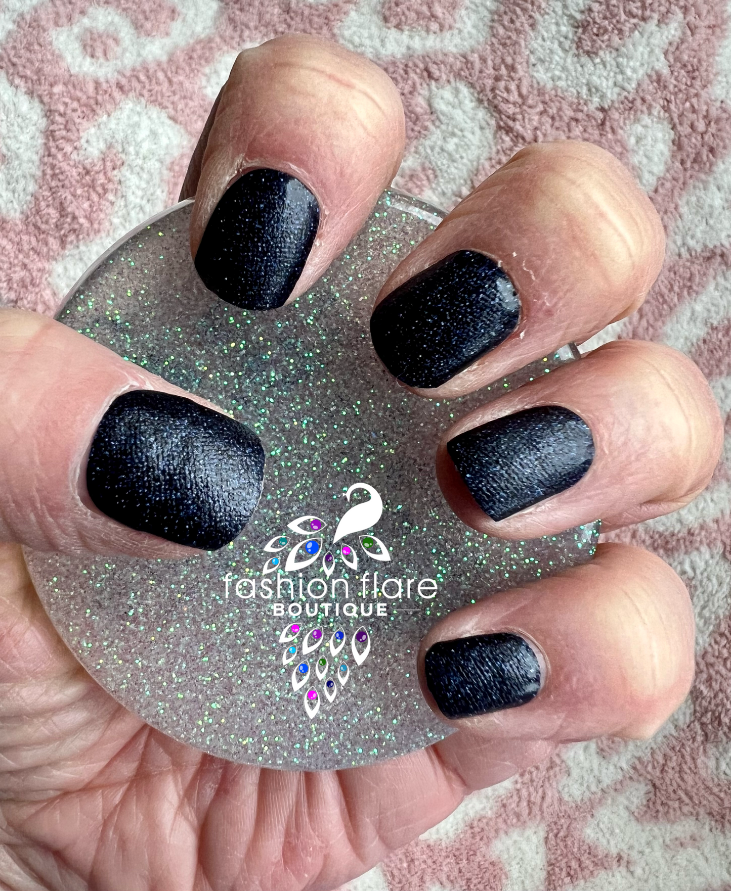 Midnight Blue Glitter