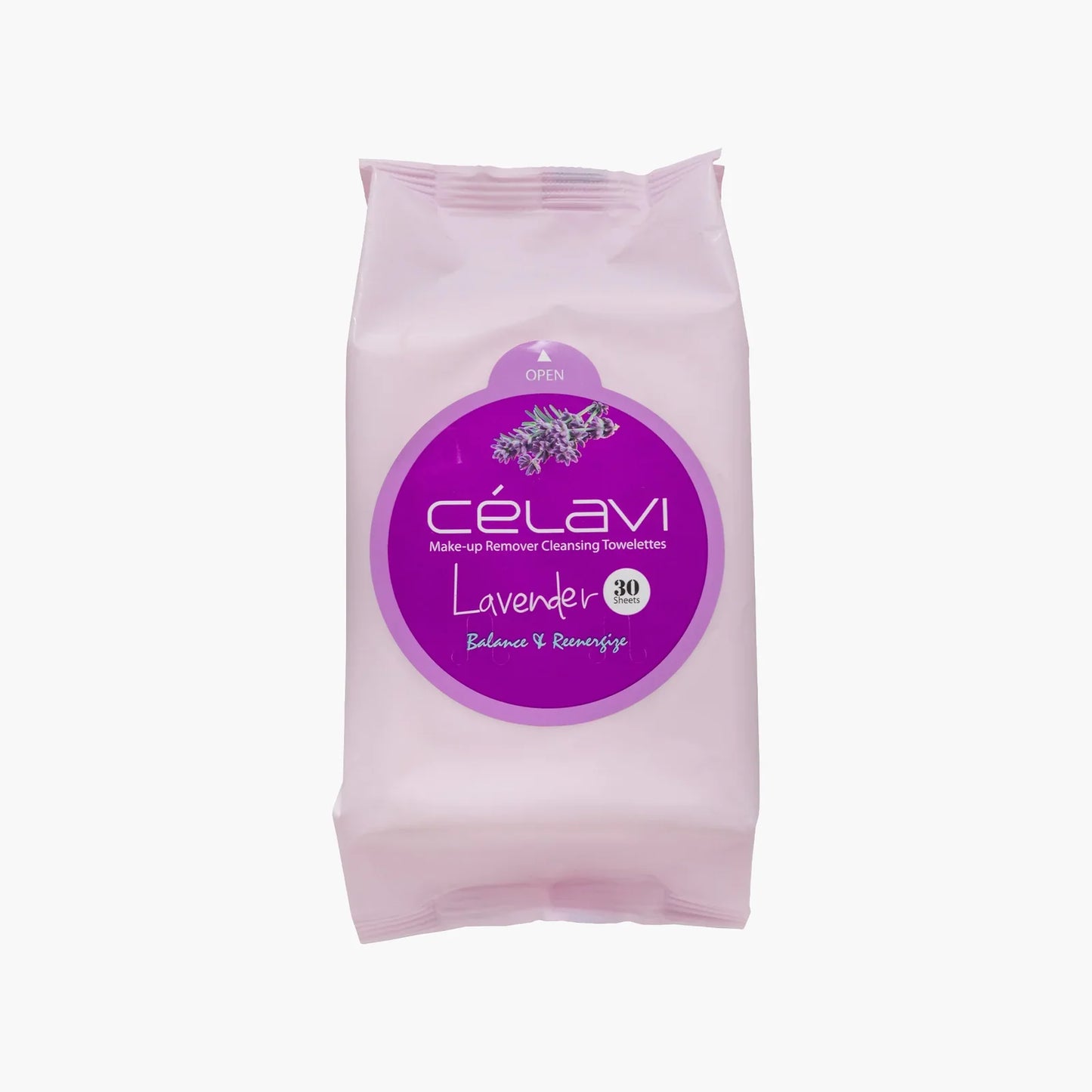 CELAVI BRAND MAKEUP WIPES - 30 COUNT