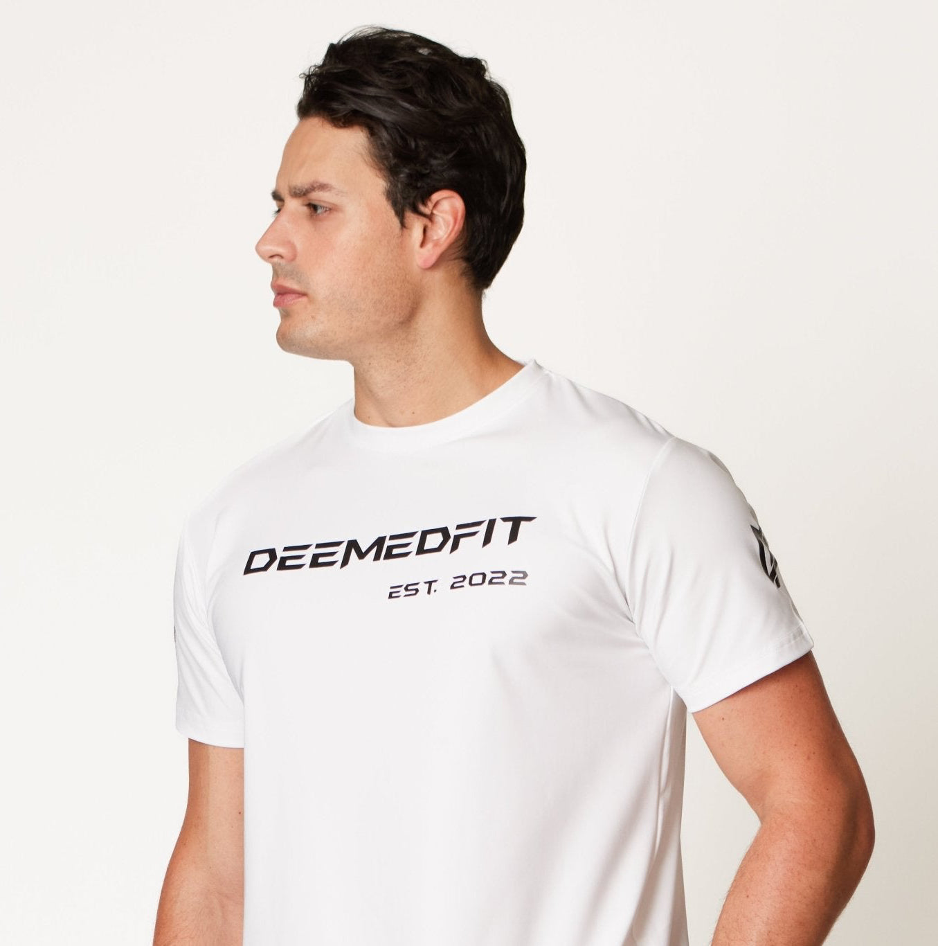 Men’s Gym Tee “Compellence” - White
