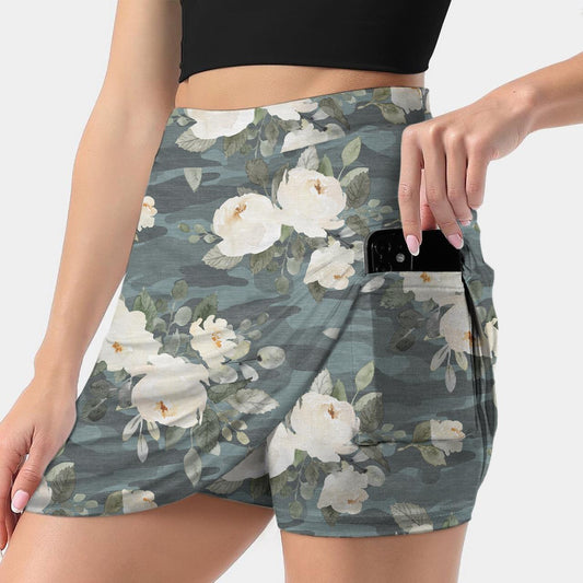 Floral Camo Skort