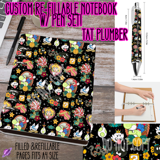 Tat Plumber -Matching Notebook & Pen Sets