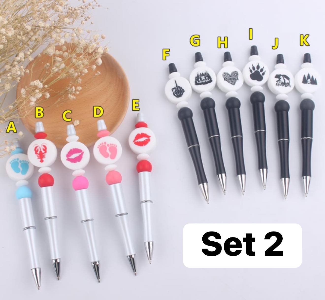 ASSORTED CUSTOM PENS - GREAT QUALITY