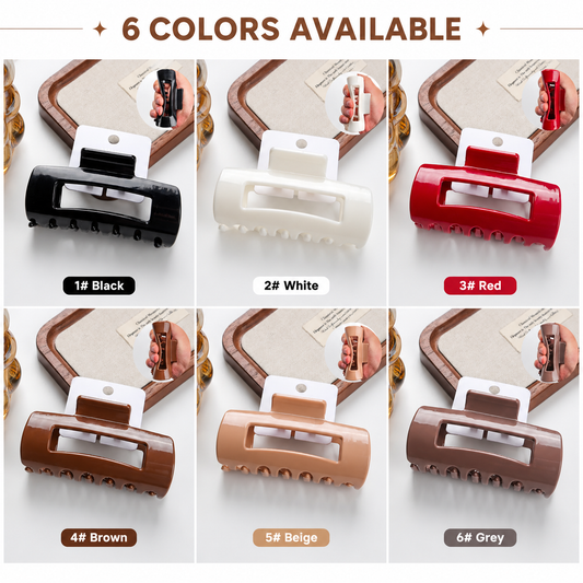 Silicone Soft Hair Claw Clip 6 Colors *eta may 28-june7*
