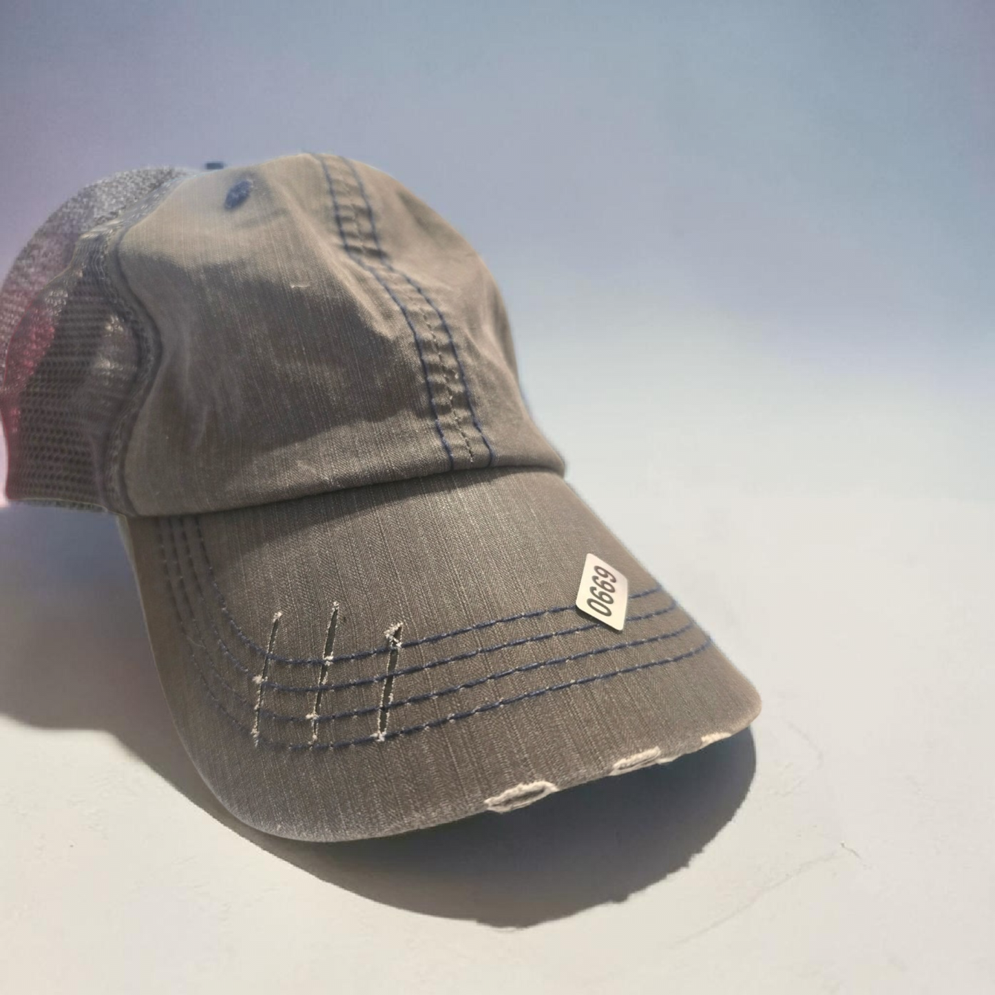 Blank Distressed Navy Hat -  The InvenTORI Nook