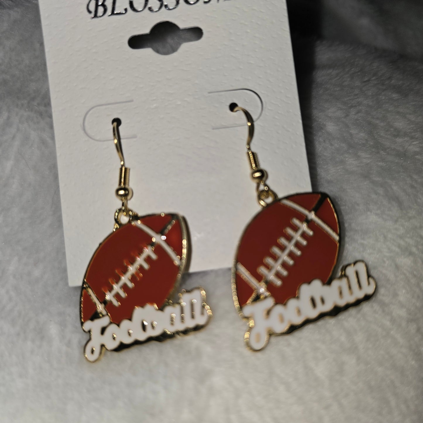 Football Earrings -  The InvenTORI Nook