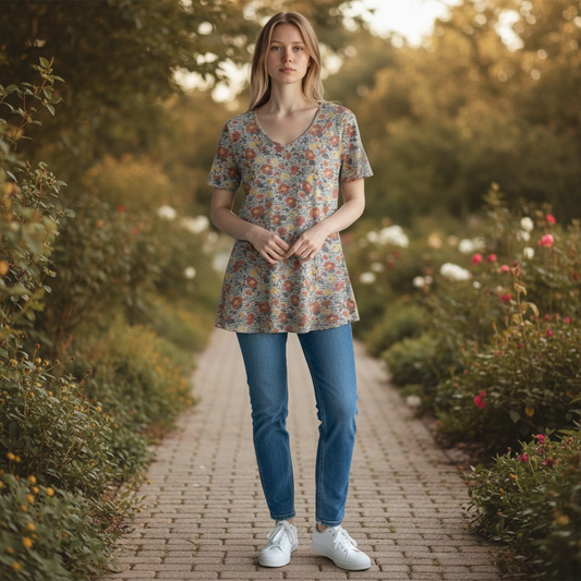 Lularoe Perfect Tee Floral