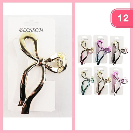 BOW HAIR CLAW CLIP *eta 5/11