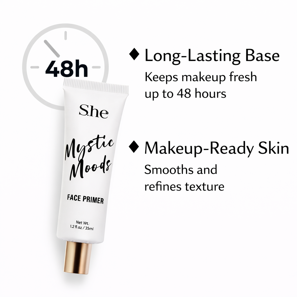 S.he Mystic Moods Face Primer** arrives 6/17