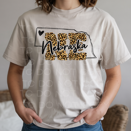 Nebraska Cheetah | Pick Your Style Graphic Top