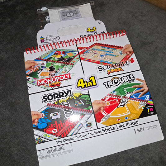 4 in 1 Board Game Junior Edition W/ Monopoly -  The InvenTORI Nook