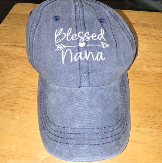 Blessed Nana Embroidered Hat -  The InvenTORI Nook