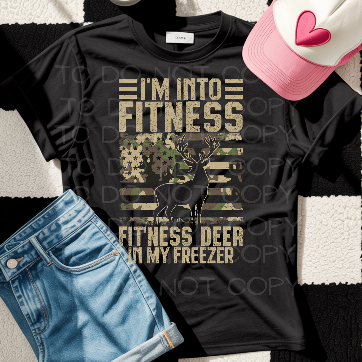 I'm Into Fitness Hunting| Pick Your Style Graphic Top