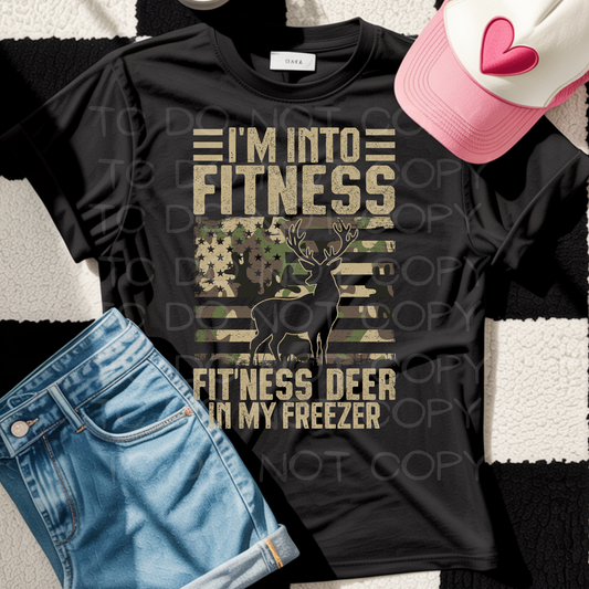 I'm Into Fitness Hunting| Pick Your Style Graphic Top