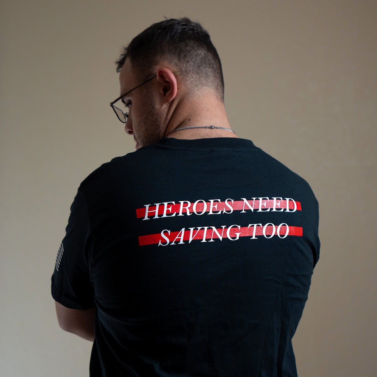 Stigma-Breaking Unisex Tee- Red Line