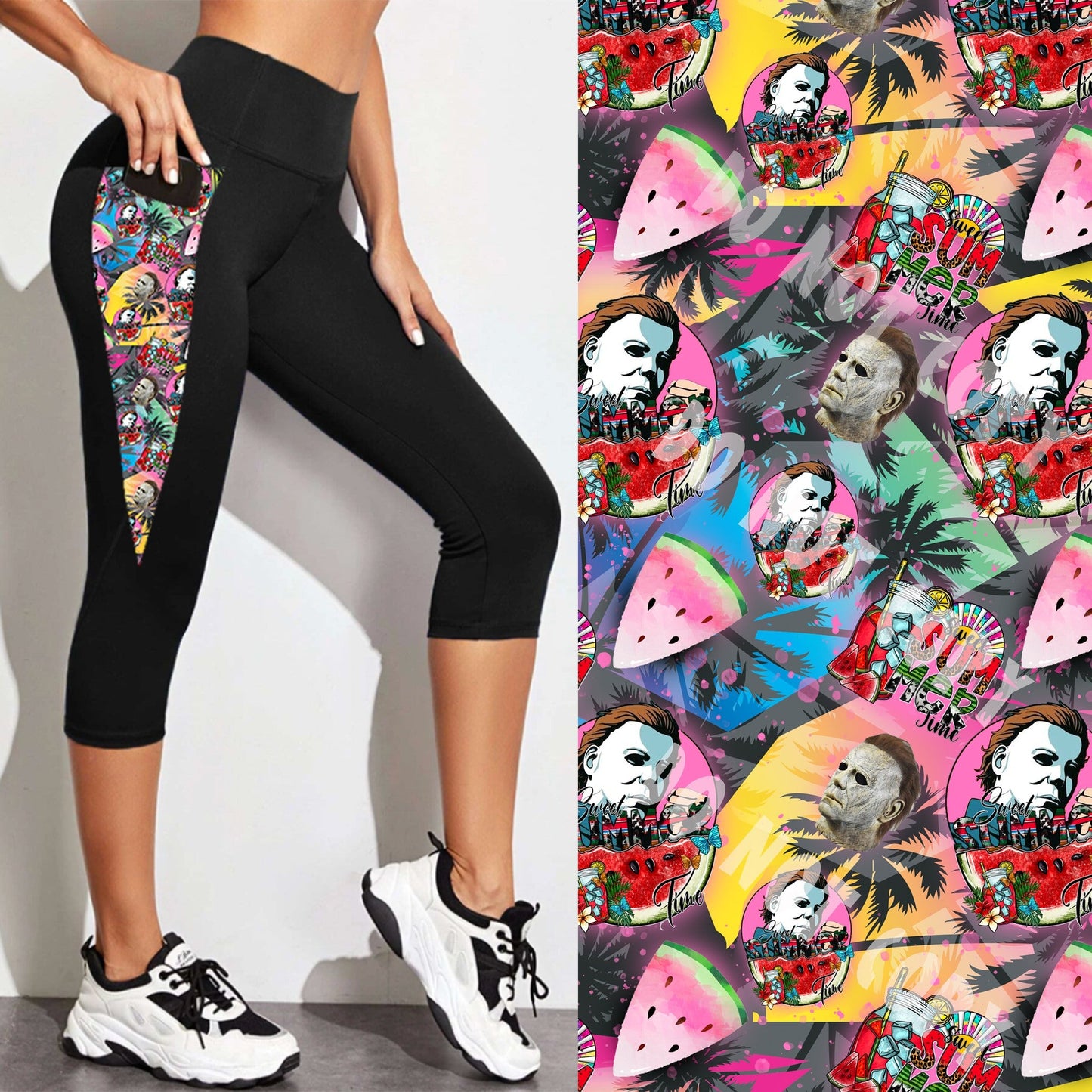 PPO RUN-SUMMER TIME M CAPRI/LEGGING