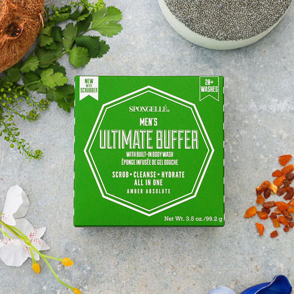 20+ Men's Ultimate Buffer | Black Scrubber