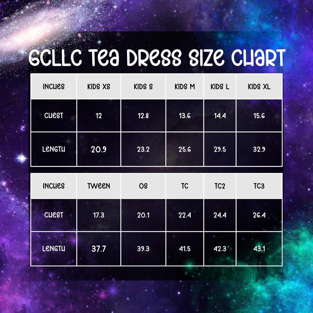 CELESTIAL FOX - ADULT & KIDS - TEA DRESS RUN 3 - PREORDER CLOSING 3/11