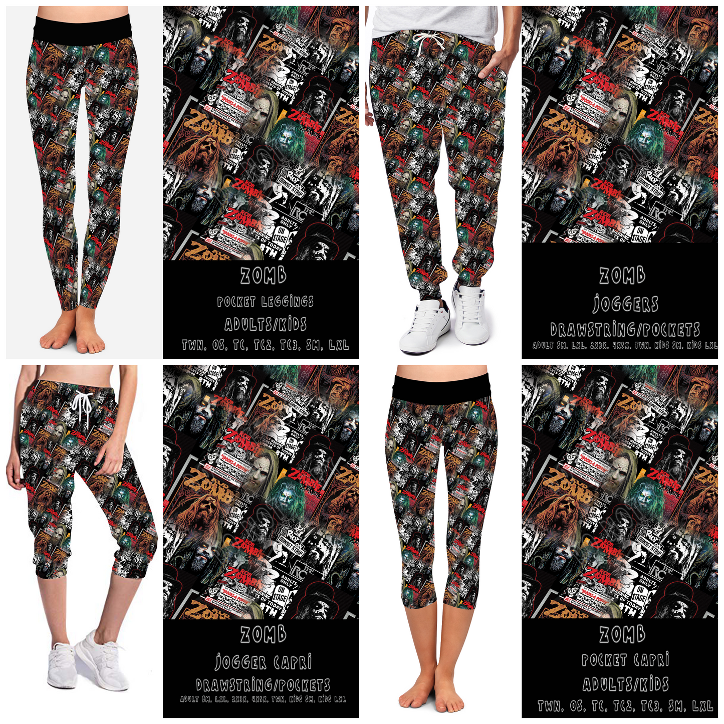 DARK TWISTED RUN-ZOMB-LEGGING/JOGGER